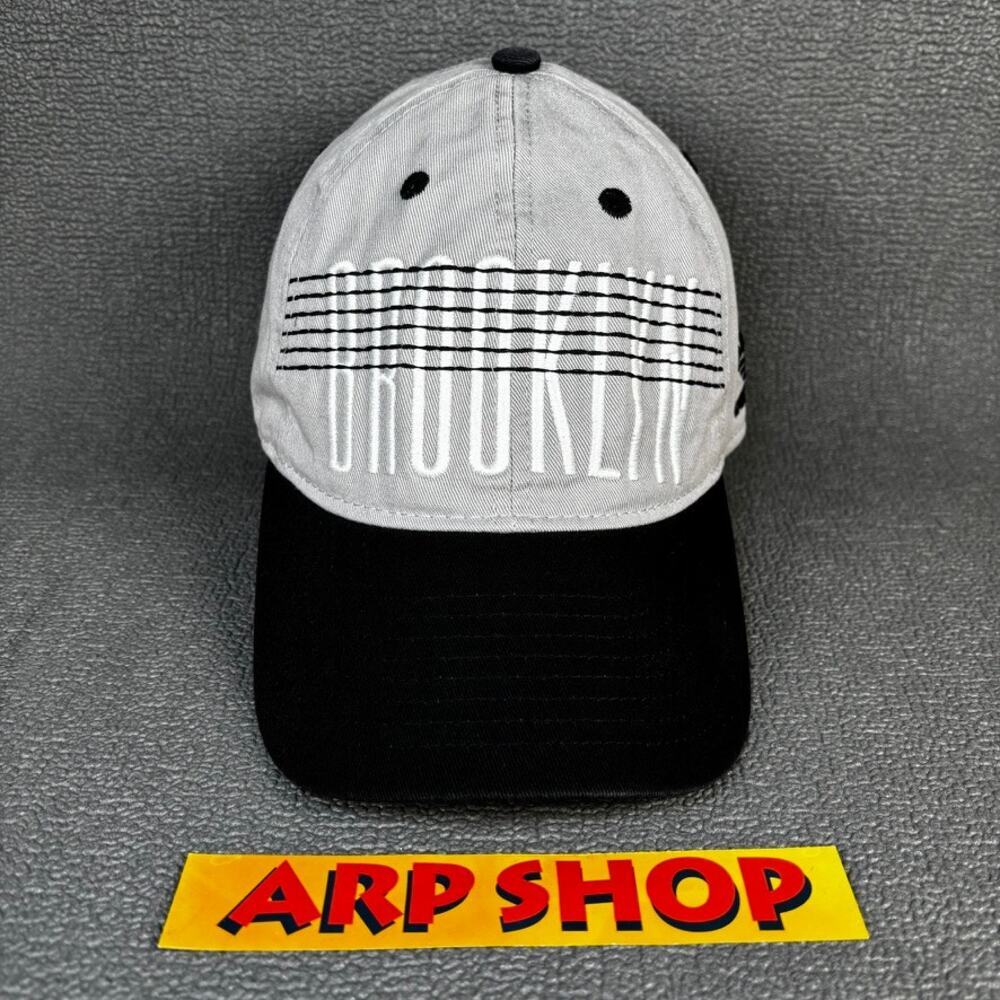 Adidas Brooklyn Nets ET91Z NBA Basketball Cap Grey Black Adjustable Strapback